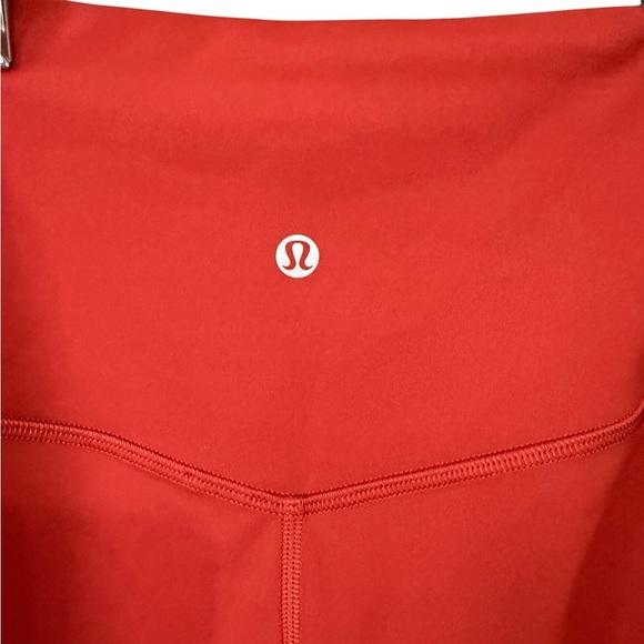 Lululemon Align High-Rise Pant 28” Nulu Cayenne Orange Woman W5CZ4S Size 6 - Picture 6 of 7
